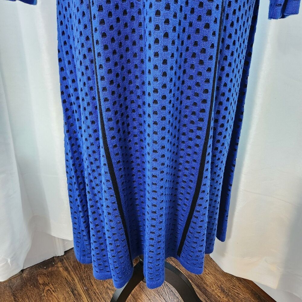 NEW Lane Bryant Womens Sweater Dress Plus Sz 18/20 Black Blue 3/4 Sleeve NWT - Picture 6 of 11